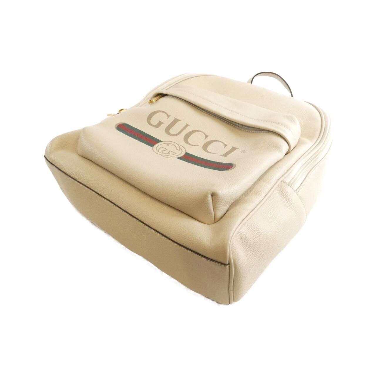 Gucci Print Backpack White — view 3