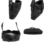 Gucci Horsebit GG Canvas Shoulder Bag Hobo Leather Black — view 3