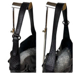 Gucci Horsebit GG Canvas Shoulder Bag Hobo Leather Black — view 6