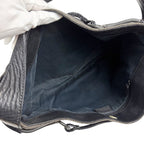 Gucci Horsebit GG Canvas Shoulder Bag Hobo Leather Black — view 7