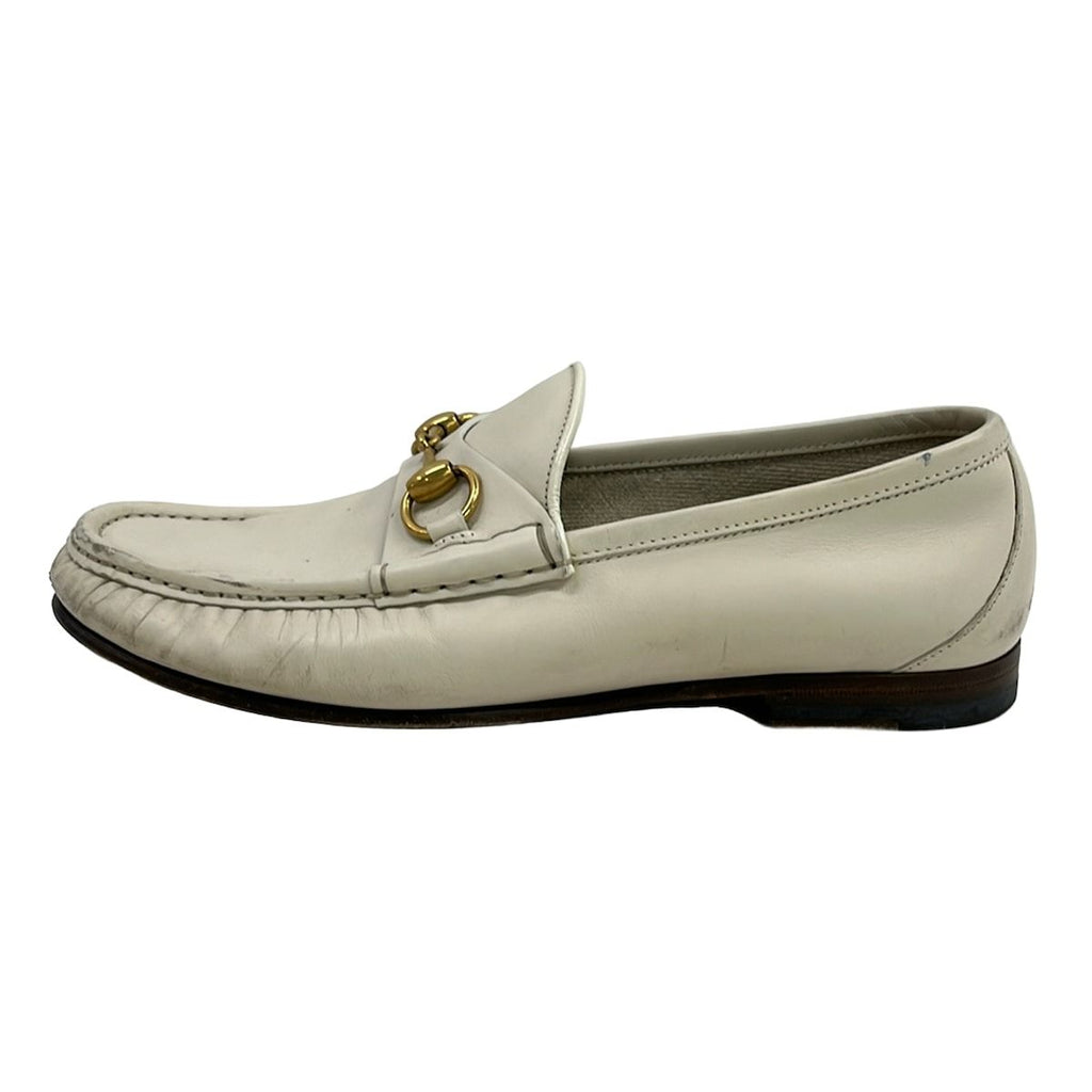 Gucci Loafers 6 Horsebit Ivory 6 Leather