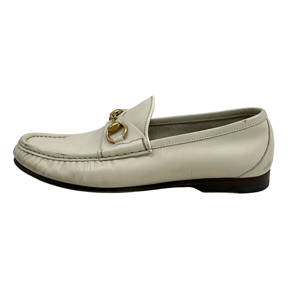 Gucci Loafers 6 Horsebit Ivory 6 Leather