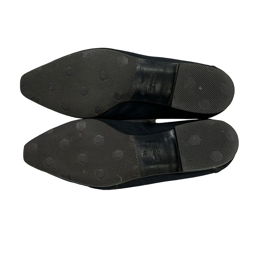 Hermes Loafers 36 Black Embroidery — view 4