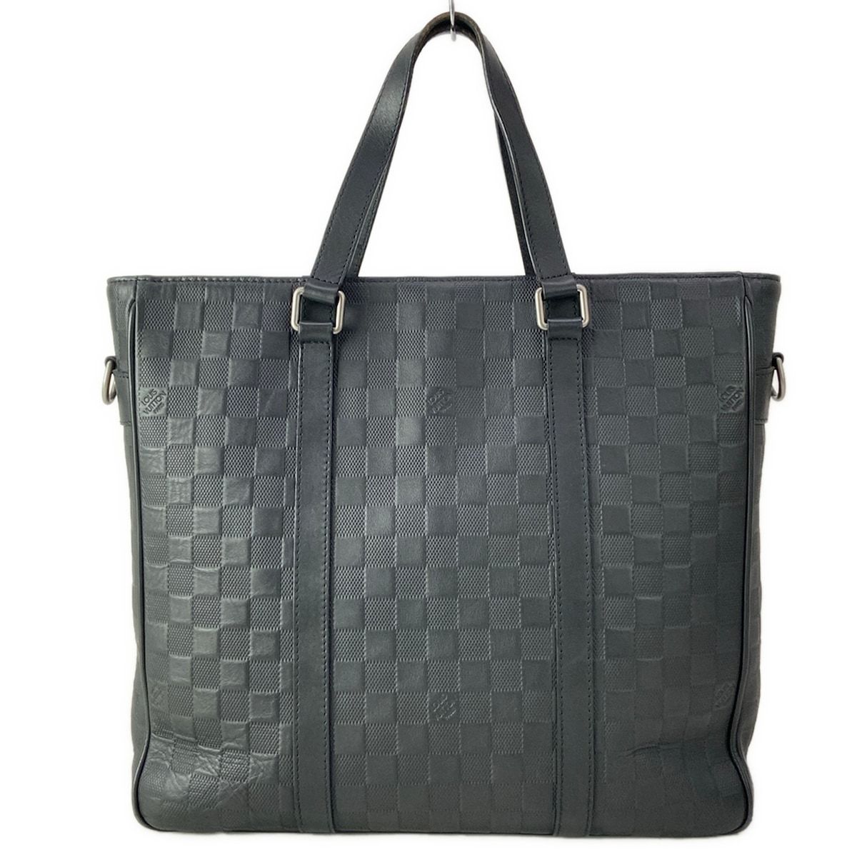 Louis Vuitton Handbag Damier Infini Tadao PM Onyx Leather — view 3