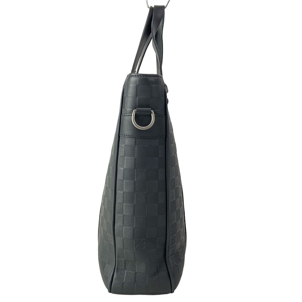 Louis Vuitton Handbag Damier Infini Tadao PM Onyx Leather — view 4