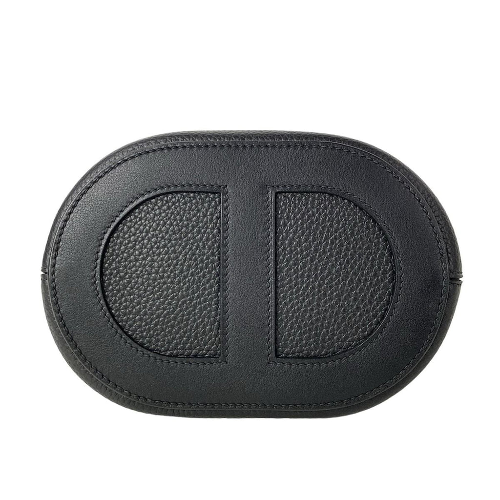 Hermes Handbag in the Loop 18 Black Gold — view 5