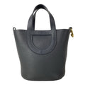 Hermes Handbag in the Loop 18 Black Gold