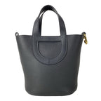 Hermes Handbag in the Loop 18 Black Gold