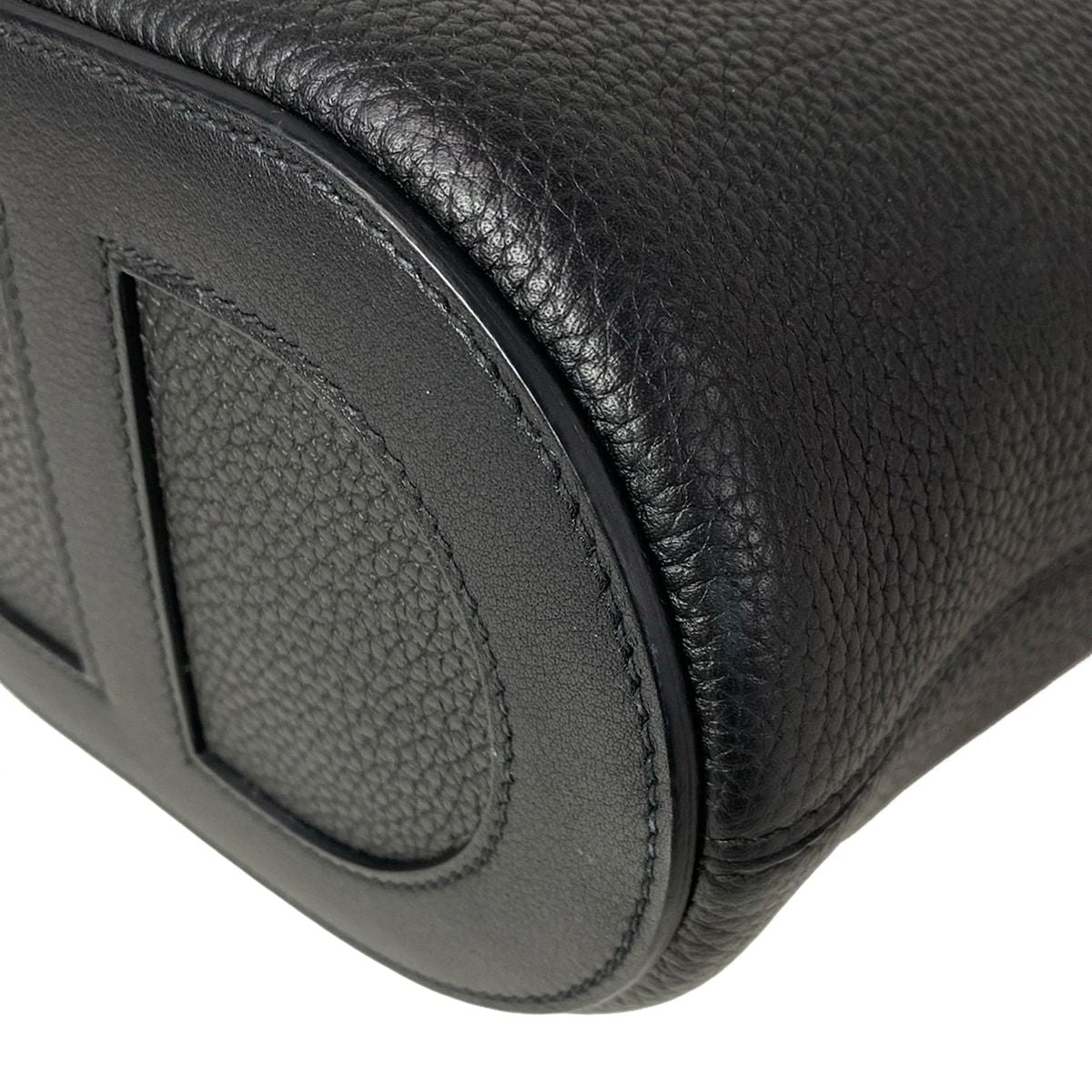 Hermes Handbag in the Loop 18 Black Gold — view 9