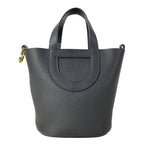 Hermes Handbag in the Loop 18 Black Gold — view 3