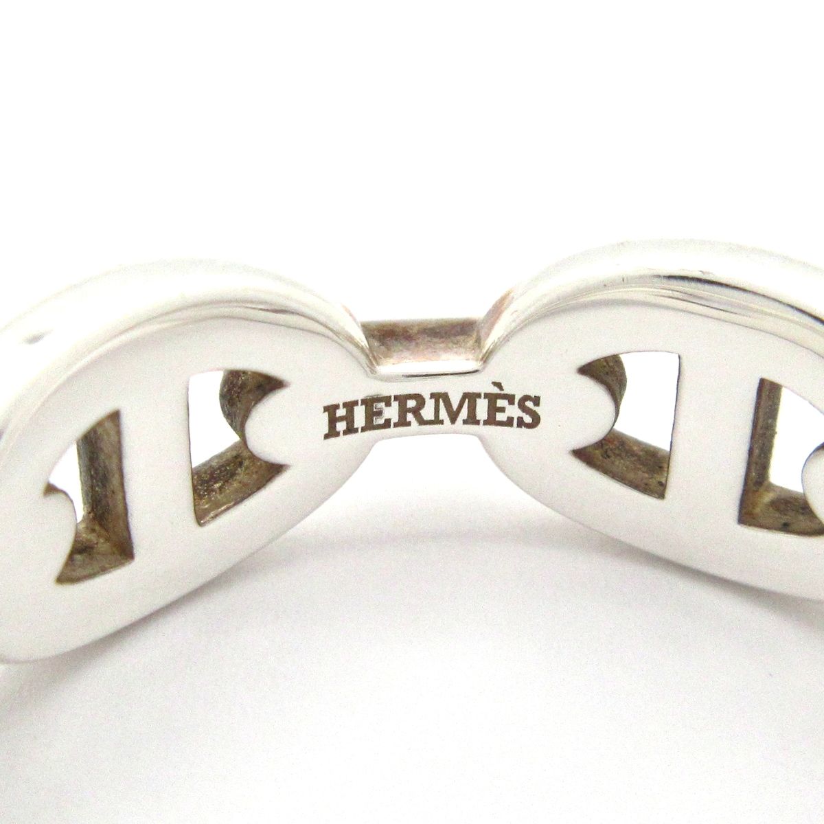Hermes Ring 56 Enchainee PM Silver — view 5