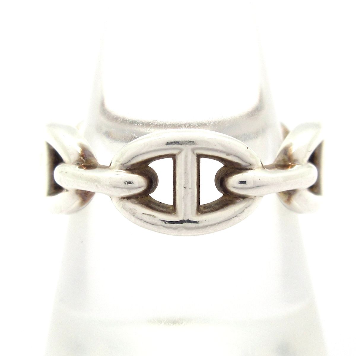 Hermes Ring 56 Enchainee PM Silver