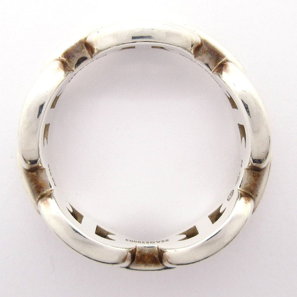 Hermes Ring 56 Enchainee PM Silver — view 4