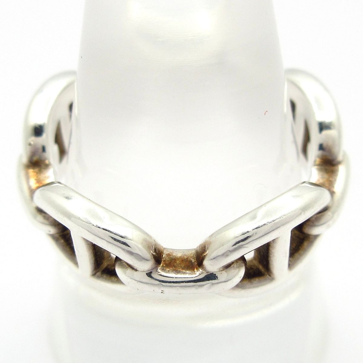Hermes Ring 56 Enchainee PM Silver — view 3