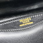 Hermes Shoulder Bag Chianti Black Gold — view 9