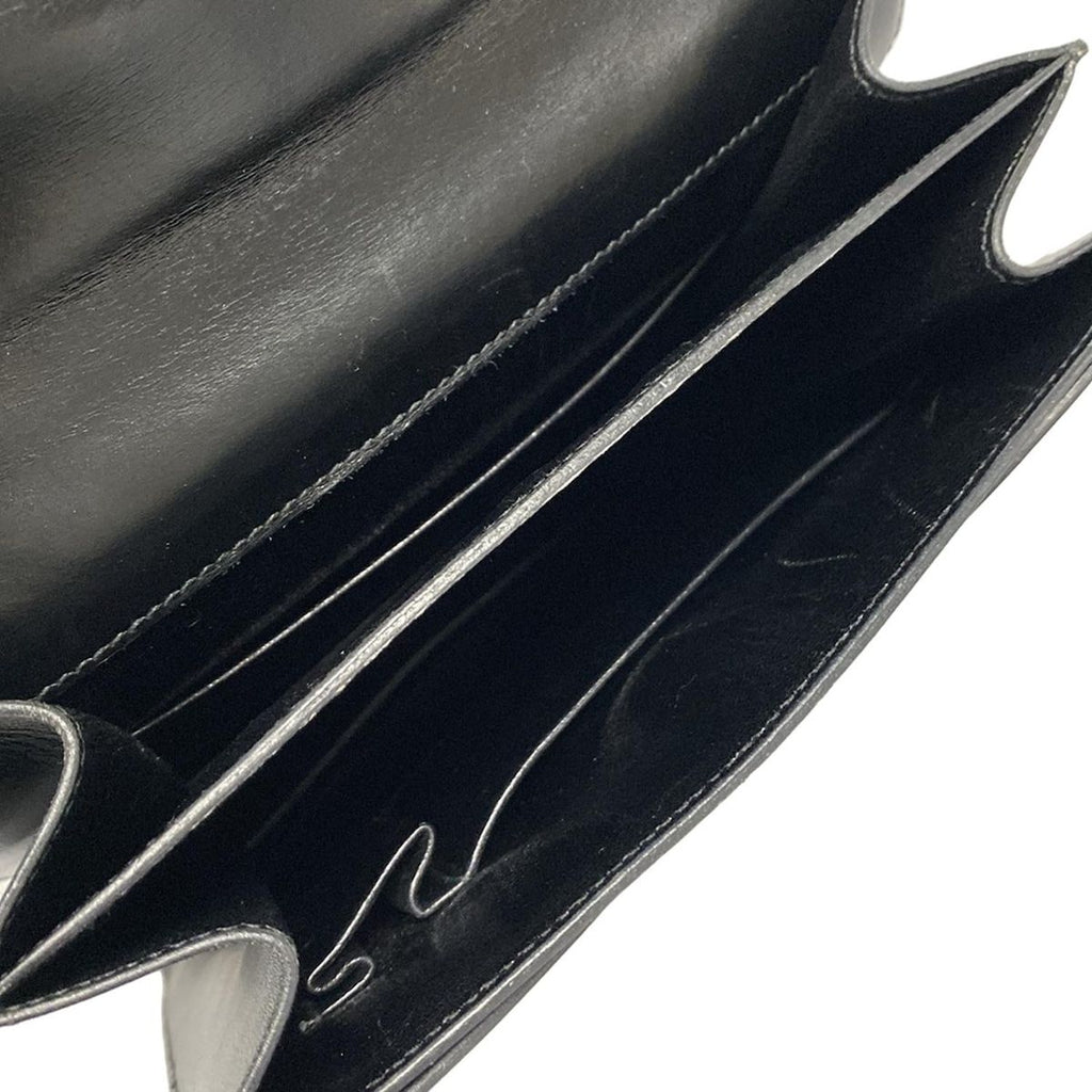 Hermes Shoulder Bag Chianti Black Gold — view 7