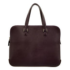 Hermes Handbag Purple Silver