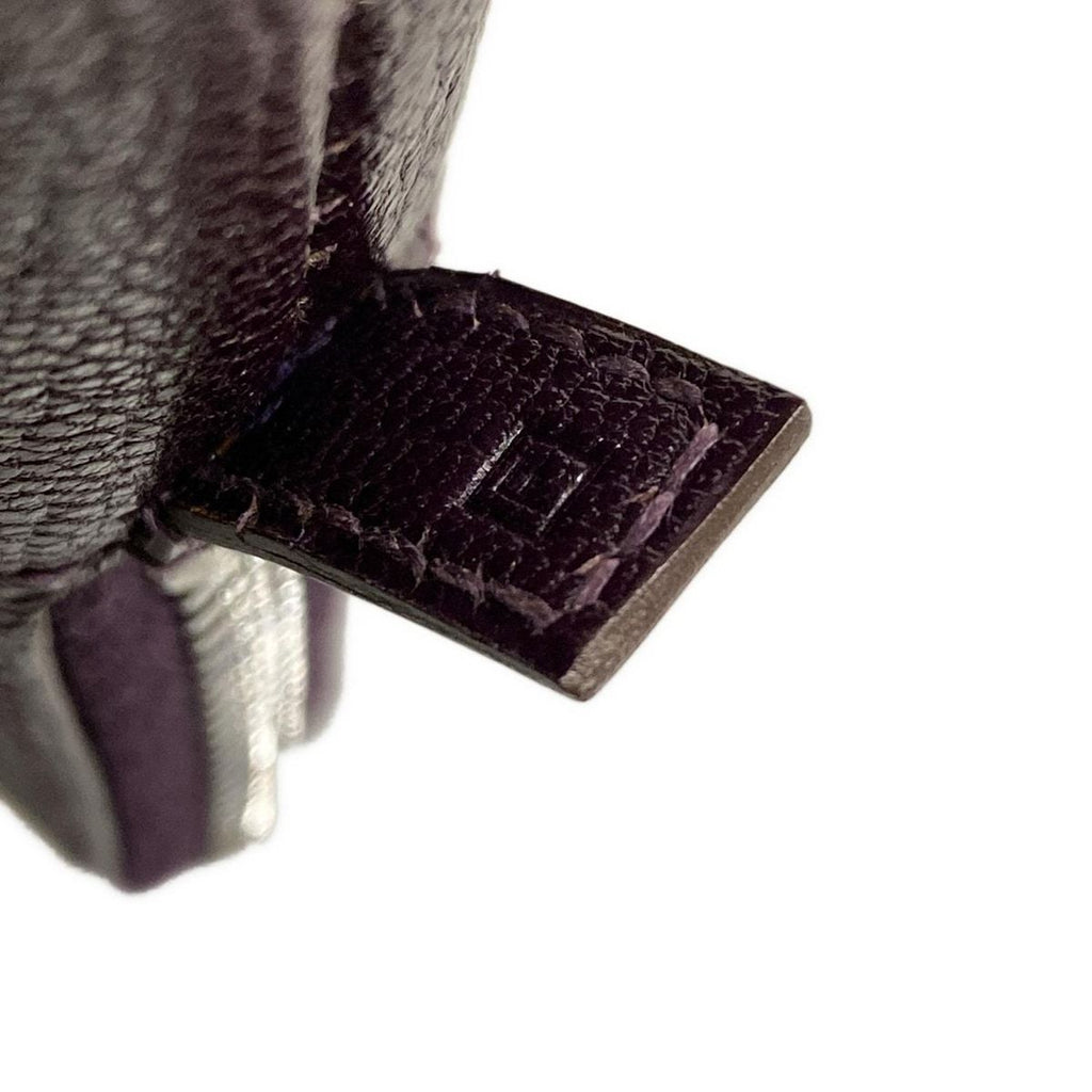 Hermes Handbag Purple Silver — view 9