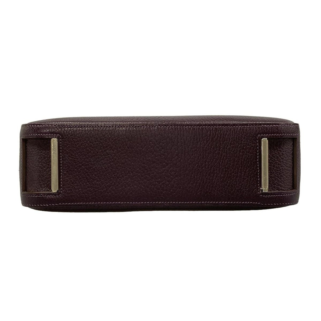 Hermes Handbag Purple Silver — view 5