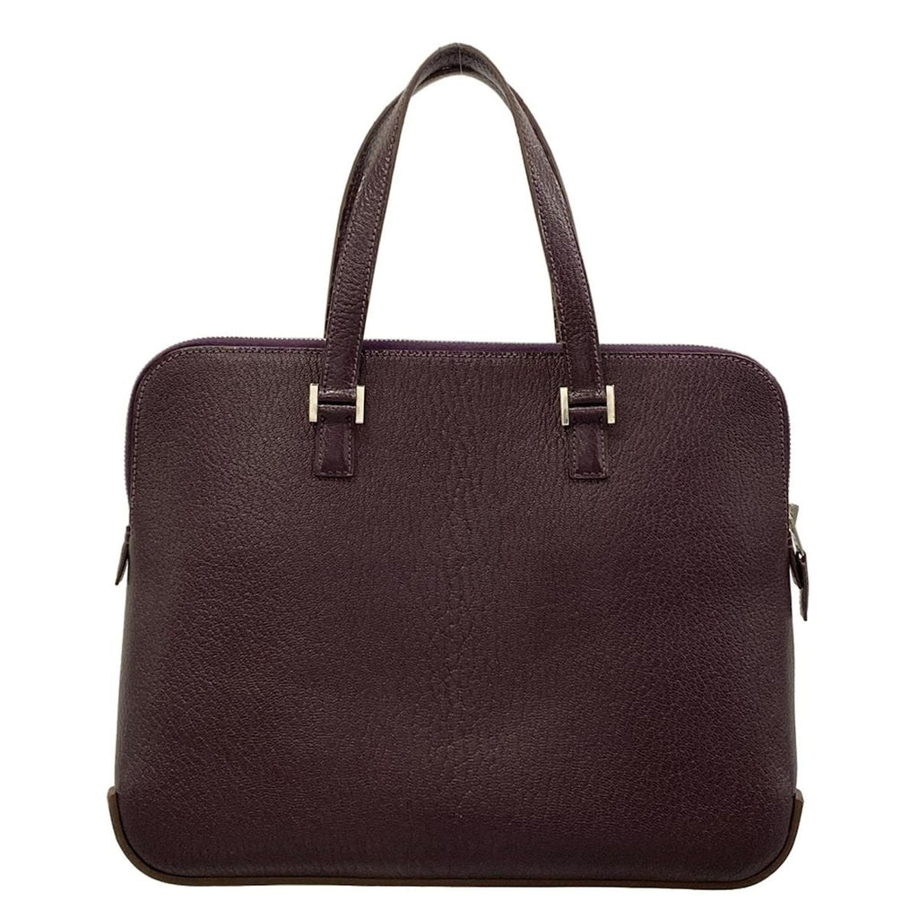 Hermes Handbag Purple Silver — view 3