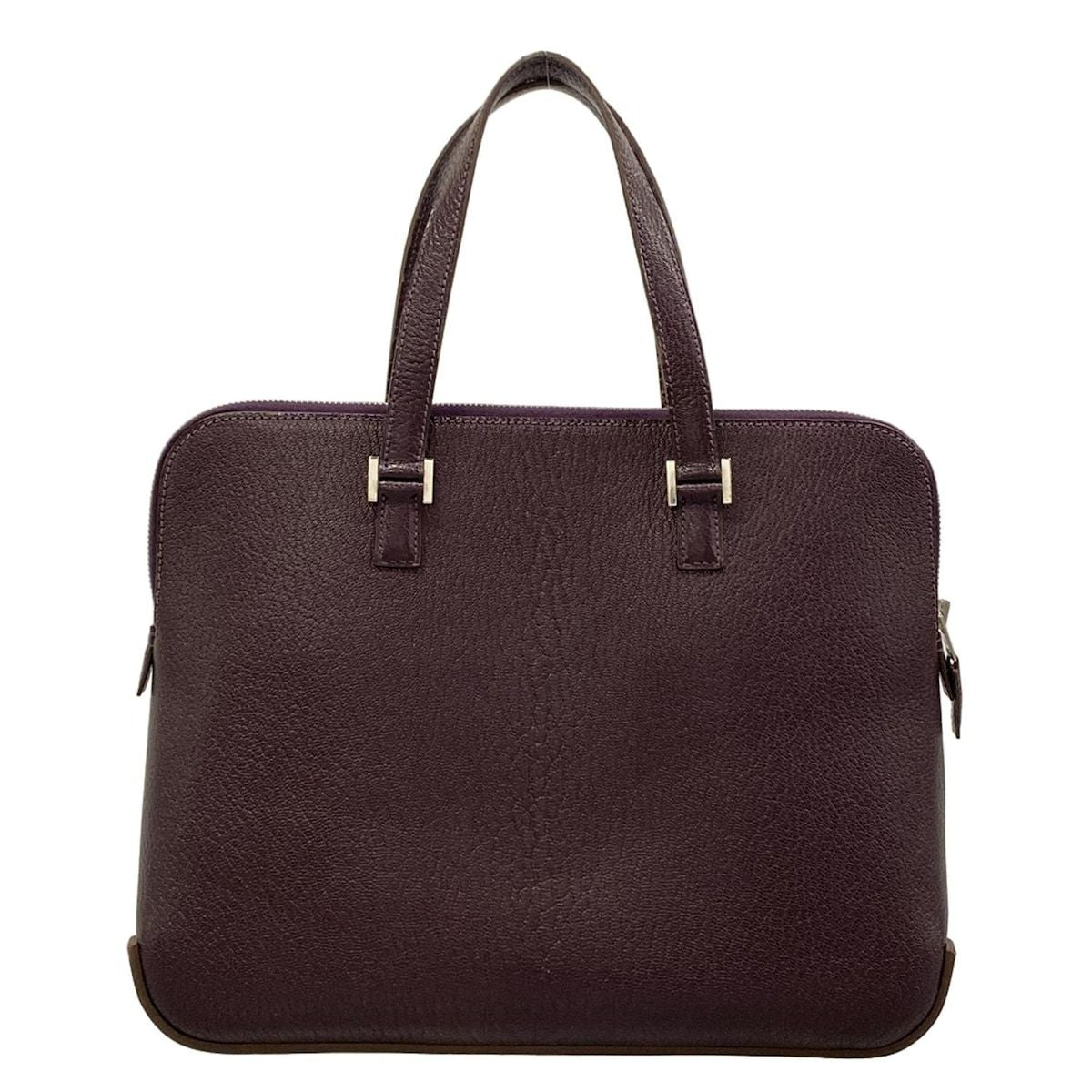 Hermes Handbag Purple Silver — view 3