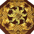 Hermes Scarf Carre 90 Brown Yellow Proues
