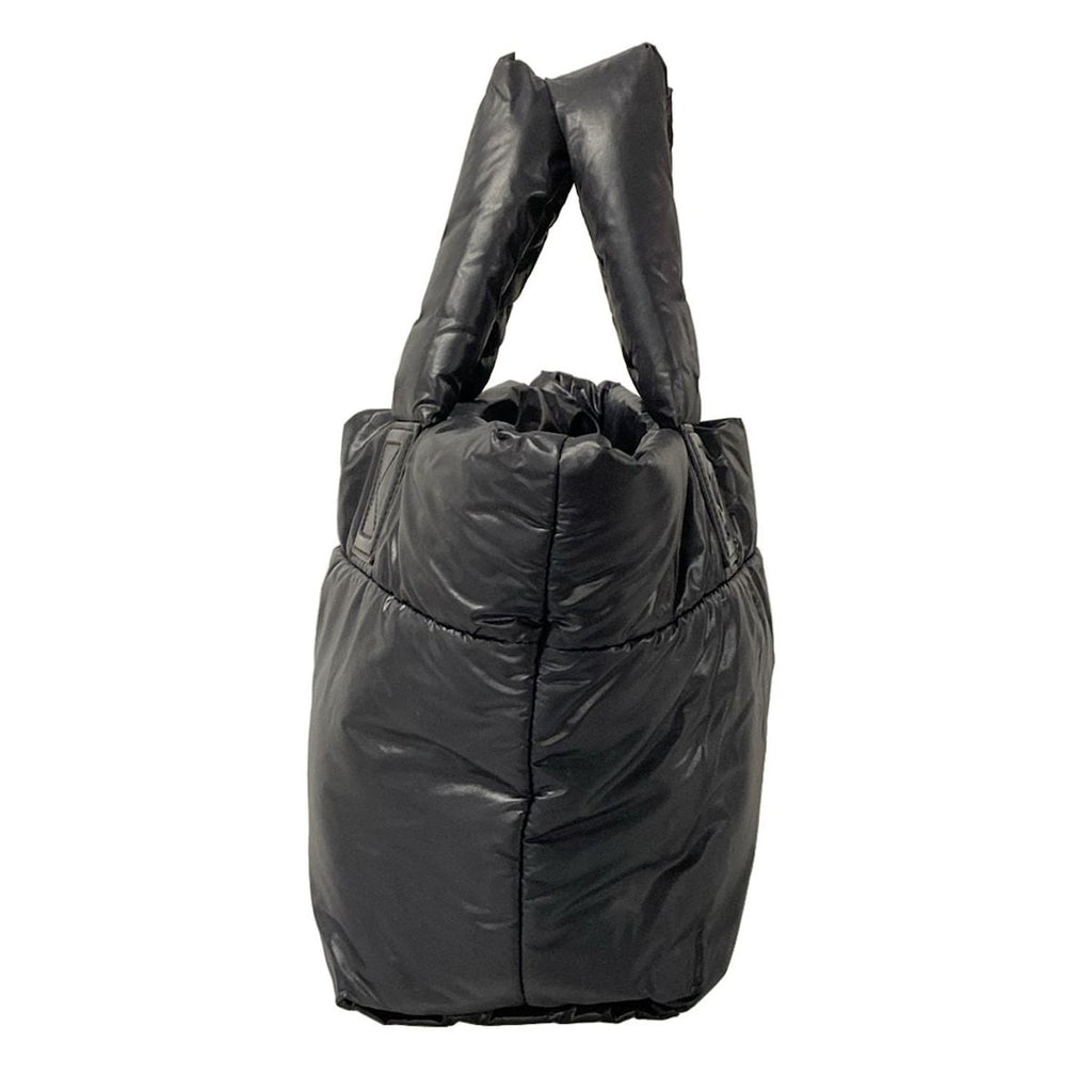Chanel Tote Coco Cocoon PM Black Silver Leather — view 2