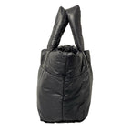 Chanel Tote Coco Cocoon PM Black Silver Leather — view 2