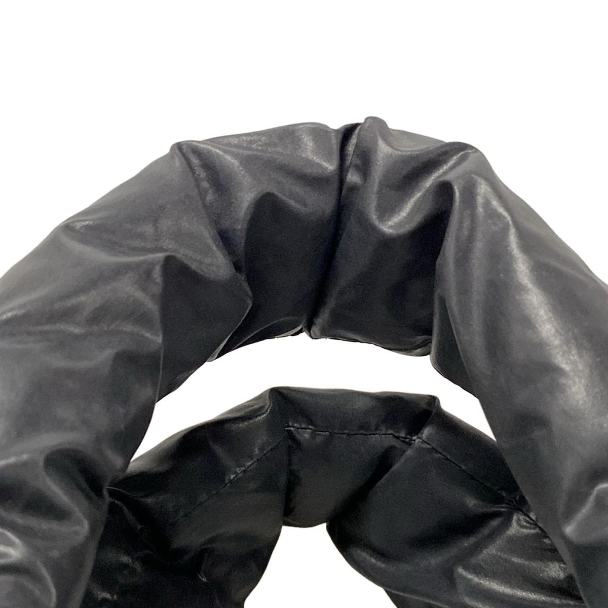 Chanel Tote Coco Cocoon PM Black Silver Leather — view 9