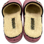 Chanel Sandals 37 C Pink Black 37c Slippers CC Logo Shearling — view 7