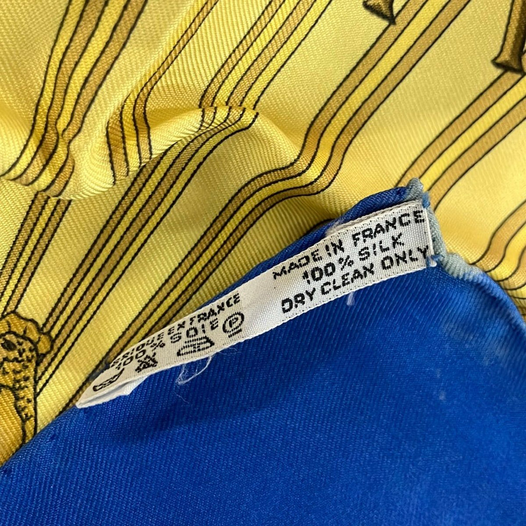 Hermes Scarf Carre 90 Blue Red Green Multi — view 3