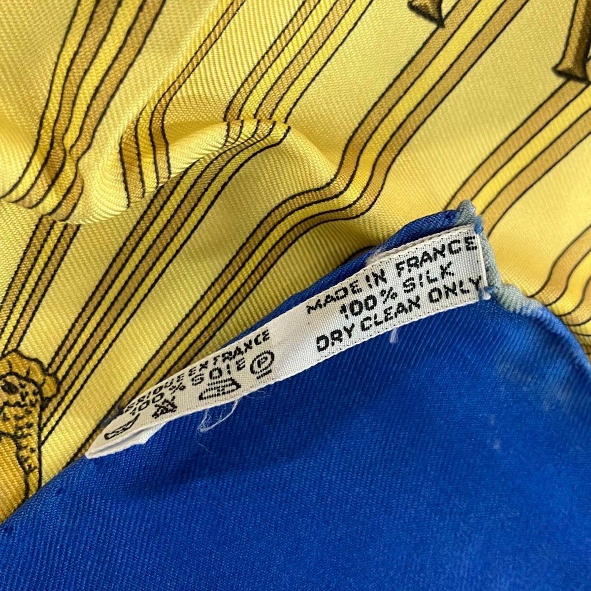 Hermes Scarf Carre 90 Blue Red Green Multi — view 3