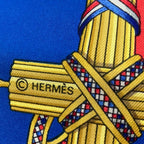 Hermes Scarf Carre 90 Blue Red Green Multi — view 2