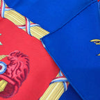 Hermes Scarf Carre 90 Blue Red Green Multi — view 7