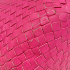 Bottega Veneta Shoulder Bag Intrecciato Pink Studs Tassel Leather — view 6