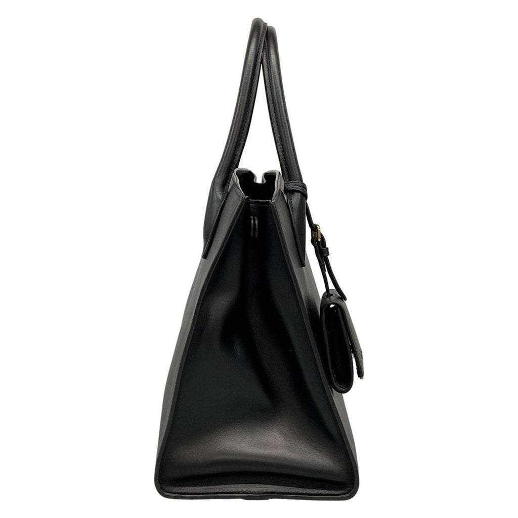 Prada Tote Monochrome Black Leather — view 2