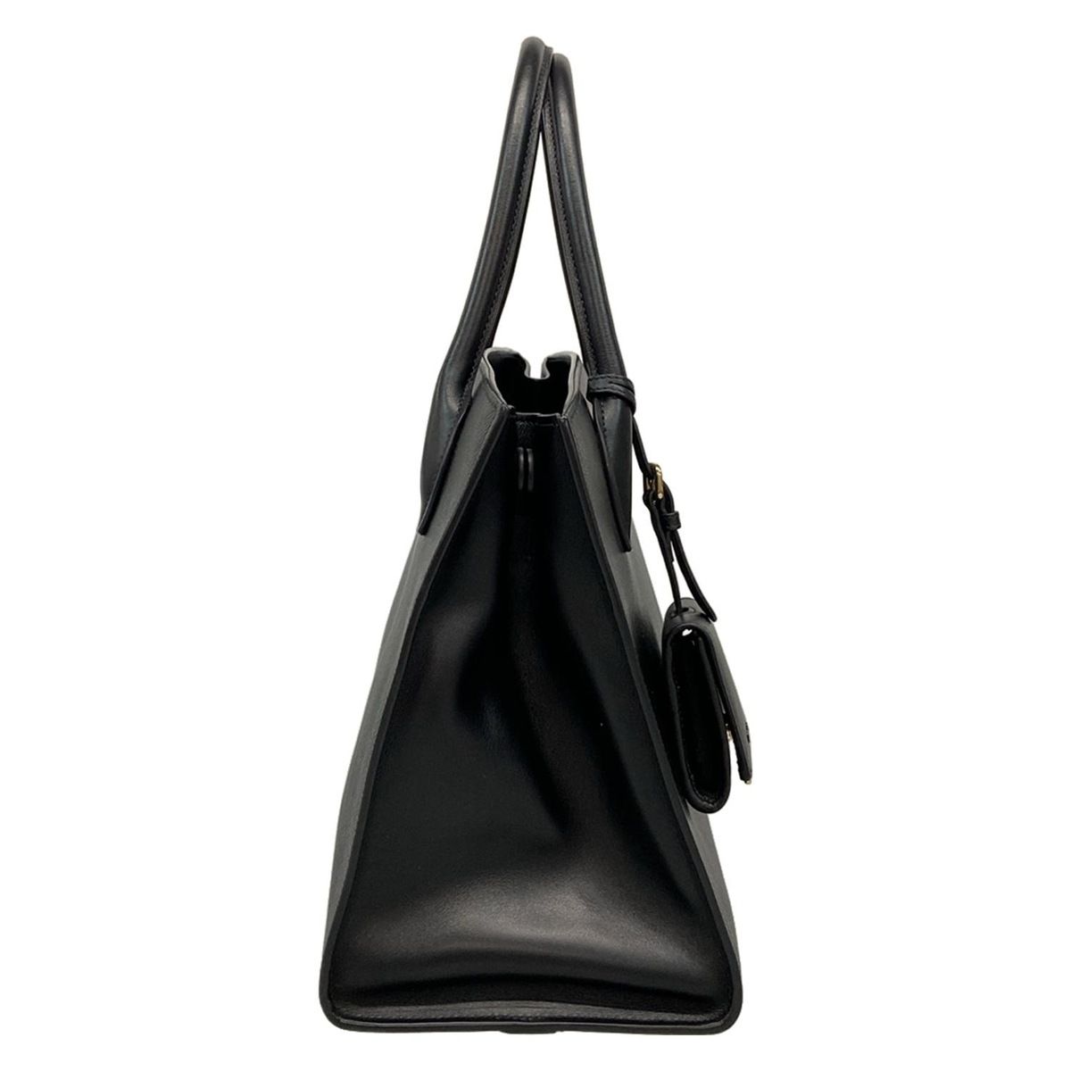 Prada Tote Monochrome Black Leather — view 2