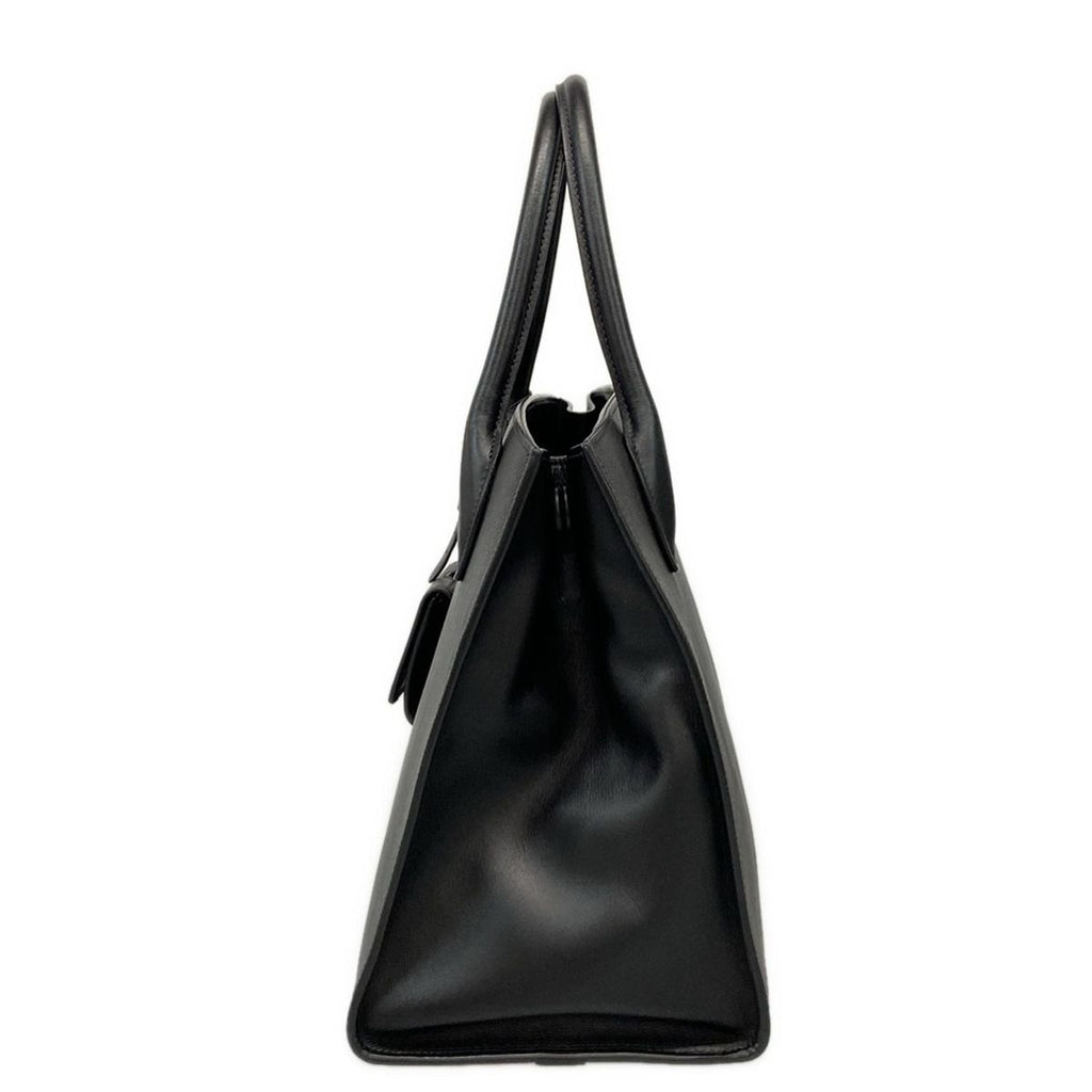 Prada Tote Monochrome Black Leather — view 4