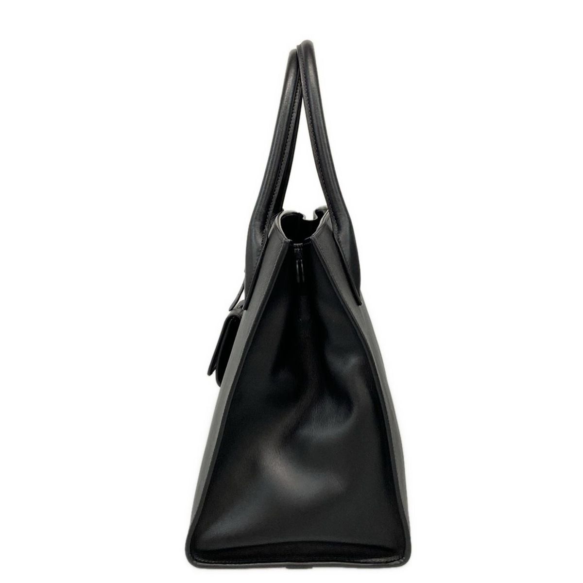 Prada Tote Monochrome Black Leather — view 4