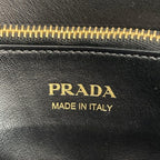 Prada Tote Monochrome Black Leather — view 9