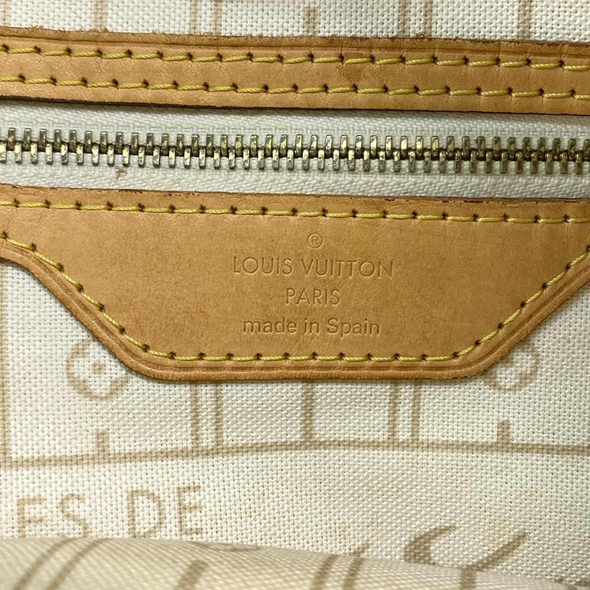 Louis Vuitton Tote Damier Neverfull Azur — view 8