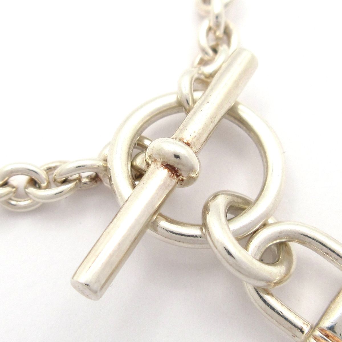 Hermes Bracelet Amulet Cadena LG Silver — view 4