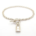 Hermes Bracelet Amulet Cadena LG Silver