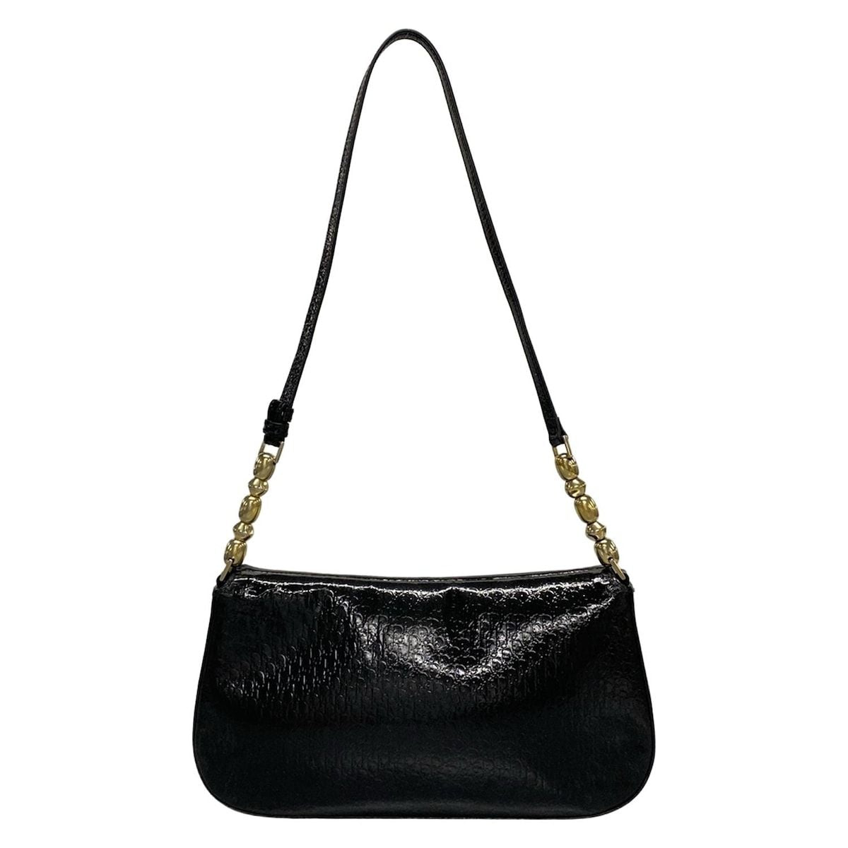 Dior Shoulder Bag Maris Pearltrotter Black Leather — view 3
