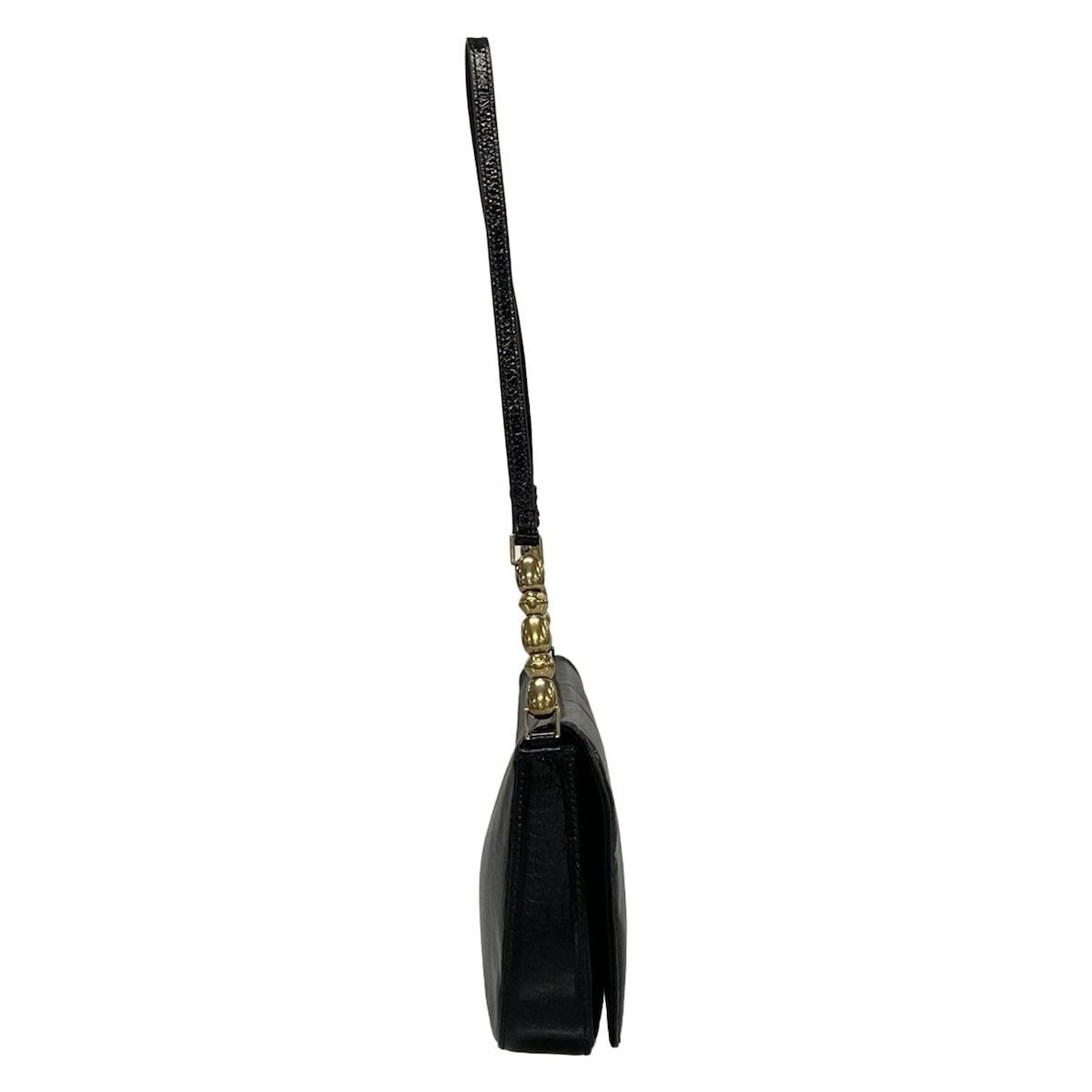 Dior Shoulder Bag Maris Pearltrotter Black Leather — view 2