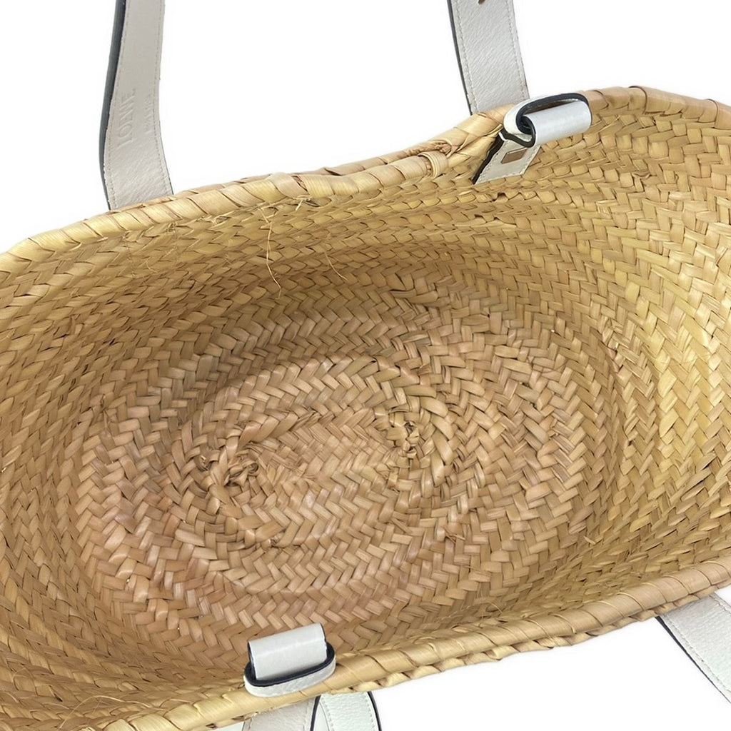 Loewe Tote Basket Beige White Leather — view 7