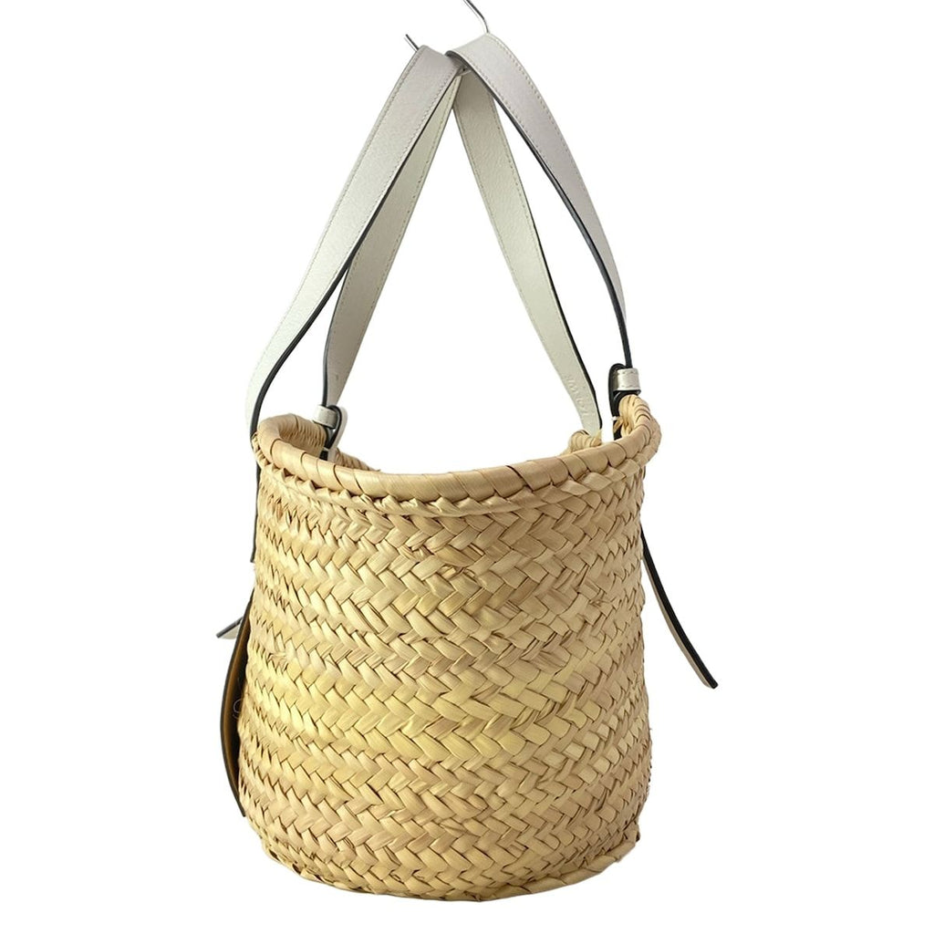 Loewe Tote Basket Beige White Leather — view 4