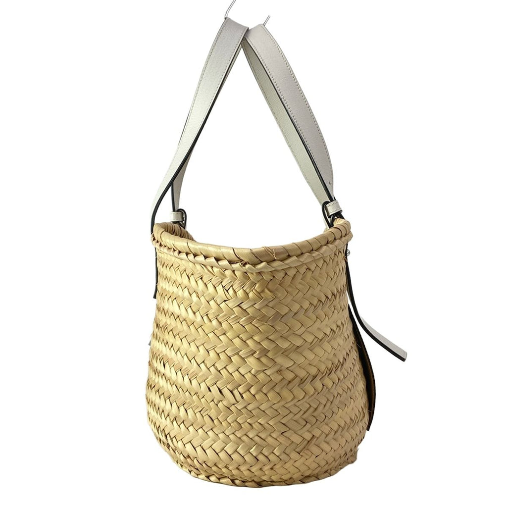 Loewe Tote Basket Beige White Leather — view 2