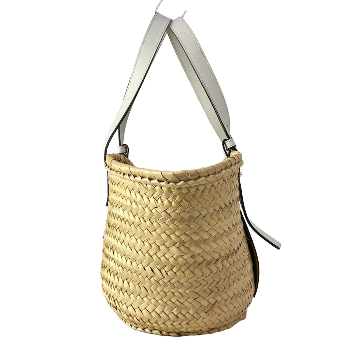 Loewe Tote Basket Beige White Leather — view 2