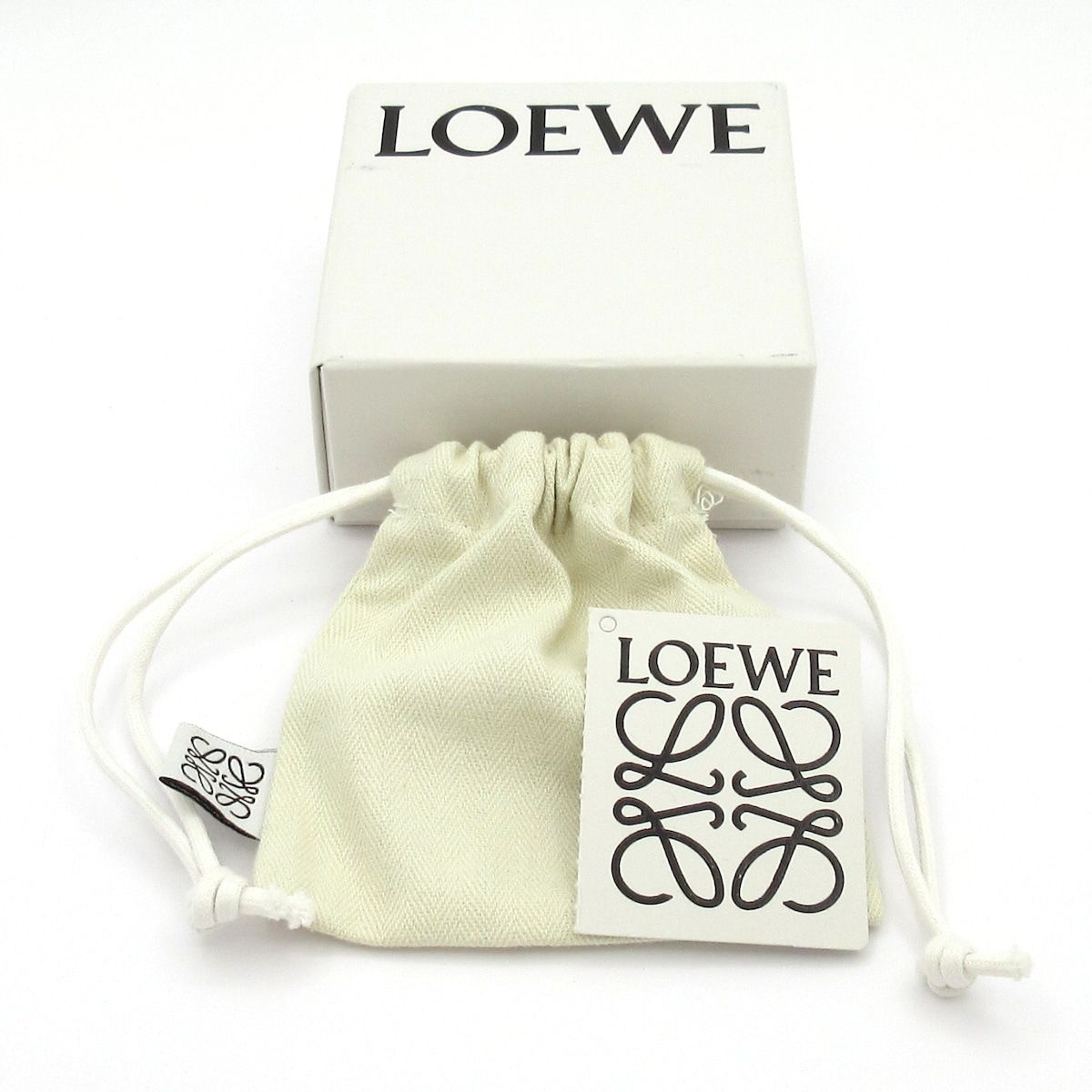 Loewe Brooch Silver Gold Pink Anagram — view 4